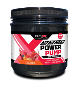 BioX Power Pump Pre Workout 500g Fruit Punch BioX Power Pump Pre Workout 500g Fruit Punch