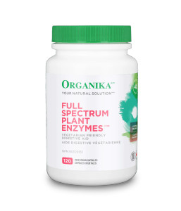 Organika Full Spectrum Plant Enzymes 120 Veggie Capsules