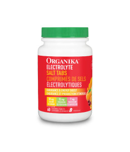 Organika Salt Tabs 60 Chewable Tablets Fruit Punch Flavor Organika Salt Tabs 60 Chewable Tablets Fruit Punch Flavor