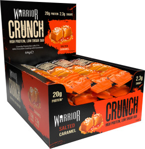 Warrior Crunch Protein Bar Box of 12 (Salted Caramel) Warrior Crunch Protein Bar Box of 12 (Salted Caramel)