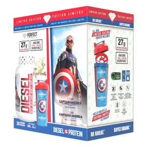 Perfect Sports Captain America Limited Edition Diesel 2LB + Shaker Box Set (Vanilla) Perfect Sports Captain America Limited Edition Diesel 2LB + Shaker Box Set (Vanilla)