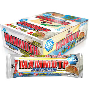 Mammoth Protein Bar White Chocolate Salted Caramel (Box of 12) Mammoth Protein Bar White Chocolate Salted Caramel (Box of 12)