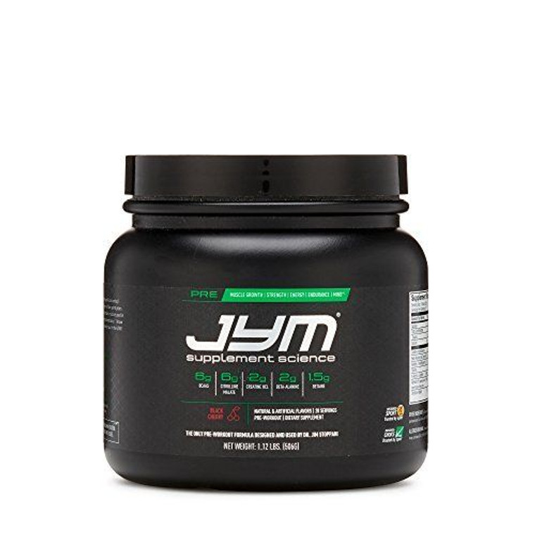 Jym Supplement Science PRE Jym Pre-Workout 20 Servings Clinically Dosed Ingredients