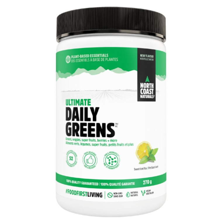 North Coast Naturals Daily Greens Sweet Iced Tea 30 Servings