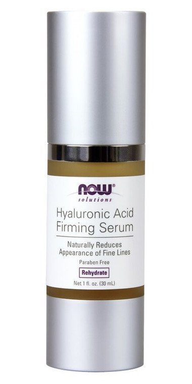 NOW Hyaluronic Acid Firming Serum 30ml Rehydrating and reduces wrinkles.