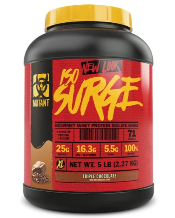Mutant Iso Surge Isolate Protein 5lbs Triple Chocolate.