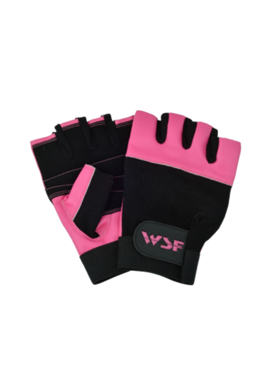 WSF Pink Exercise Lifting Gloves Available in Extra Small, Small, Medium, Large