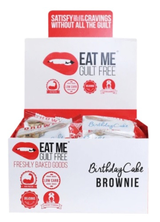 Eat Me Guilt Free Birthday Cake (Box of 12)