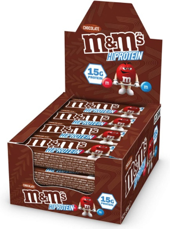 M&M Hi Protein Bar Box of 18