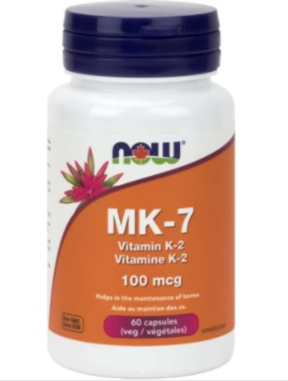 Now MK-7 Vitamin K-2 60 capsules