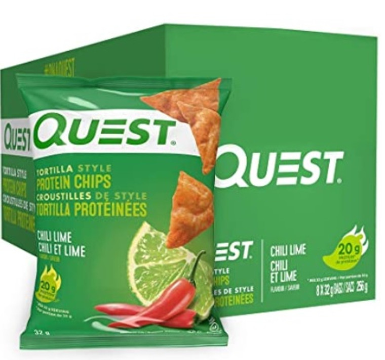 Quest Protein Chips Spicy Chili Lime (12 Pack)