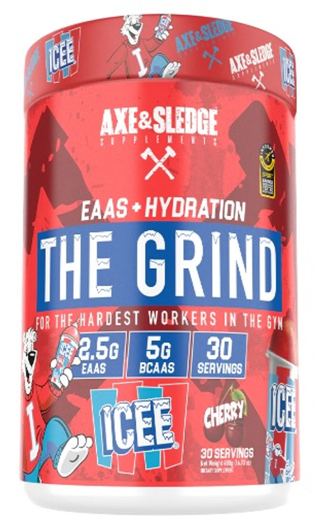 Axe & Sledge The Grind - EAA's + Hydration Ice Cherry 30 Servings