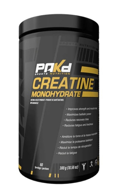PAKD Creatine Monohydrate Powder 300g
