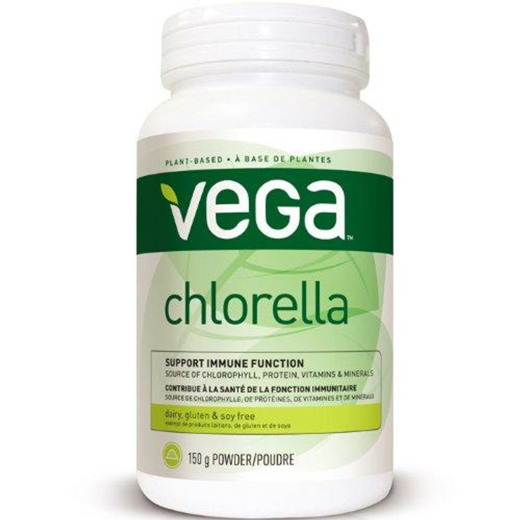 Vega Chlorella Powder 150g Bottle Antioxidants Greens Chlorophyll Iron Vitamin A