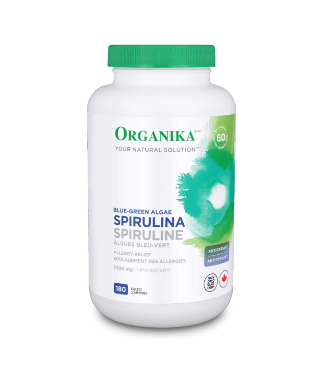 Organika Spirulina 180 Compressed Tablets