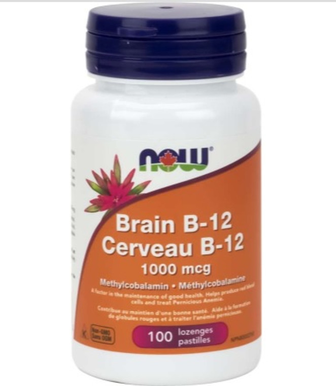 NOW Brain B12 100 Lozenges