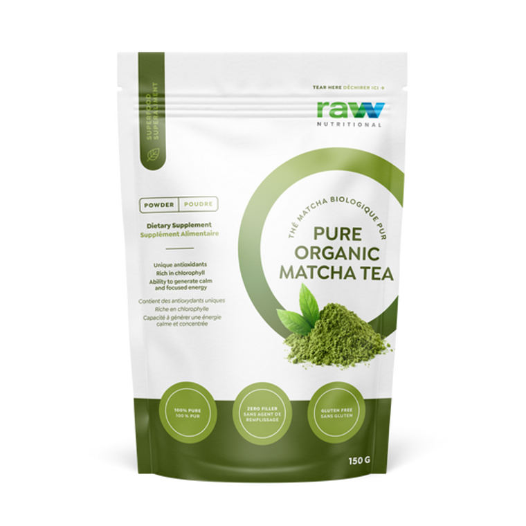 Raw Nutritional Pure Organic Matcha Tea Powder 150g