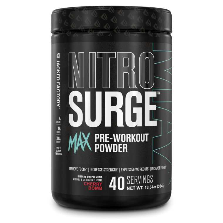 Jacked Factory NitroSurge Max Pre-Workout 40 servings