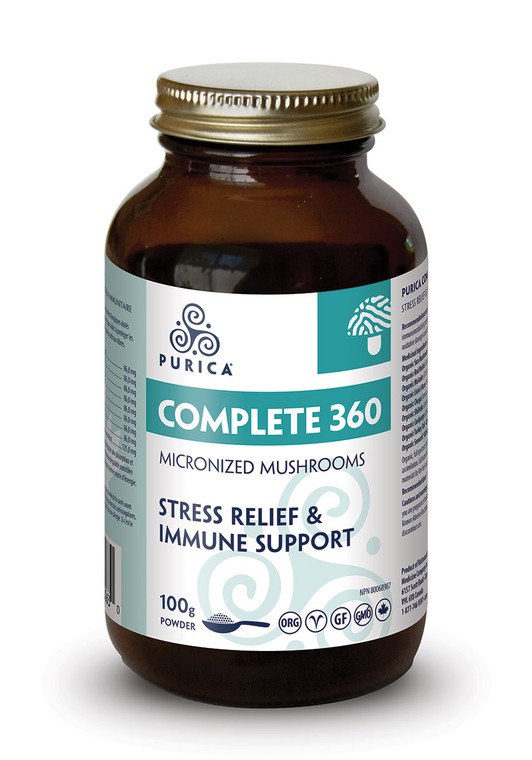 Purica Complete 360 Anti-Stress Mushroom Complex 100g Powder