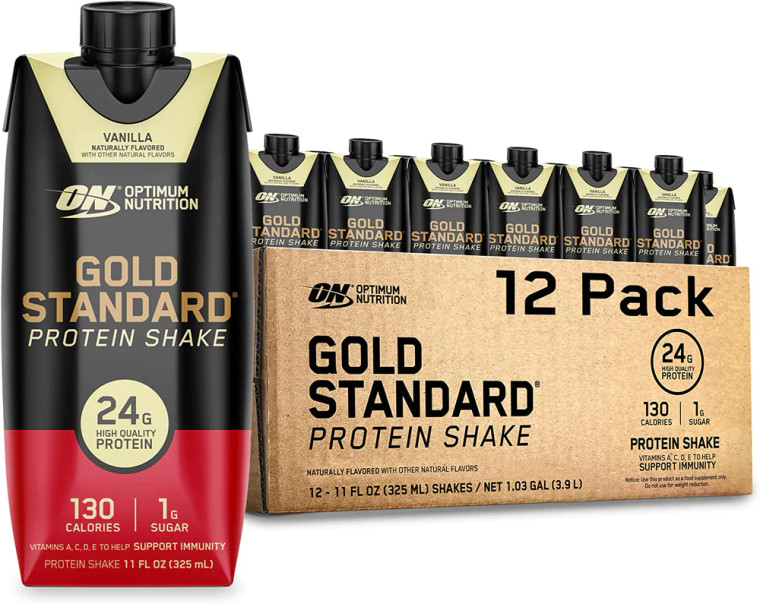 Optimum Nutrition Gold Standard RTD Protein Shake Vanilla case