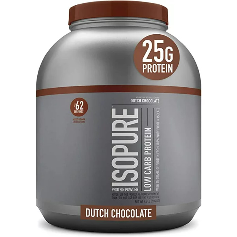 isopure 4.5lb dutch chocolate