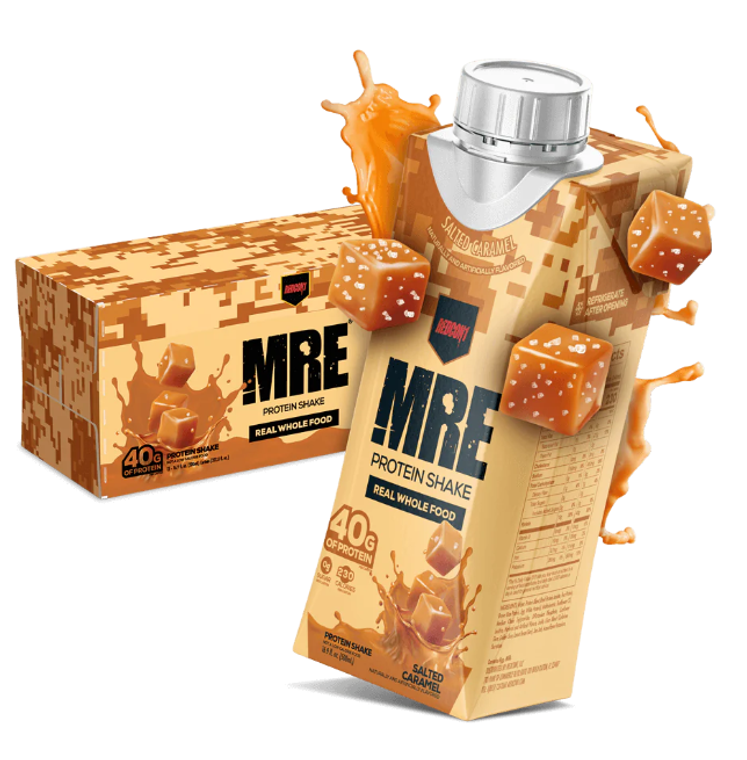Case of 12 drinks MRE protein RTD on the go meal replacement Salted Caramel Redcon1