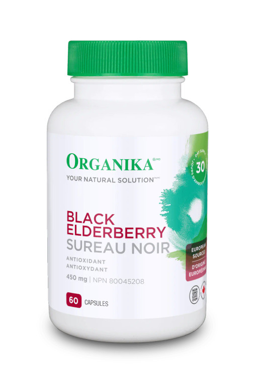 Organika Black Elderberry Extract 60 Capsules