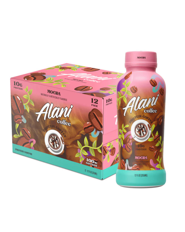 Alani Nu Protein Coffee - Case of 12 Drinks - Mocha