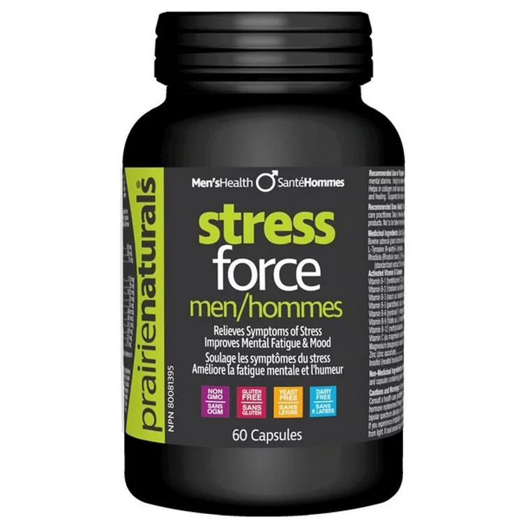 Prairie Naturals Stress Force for Men 60 capsules