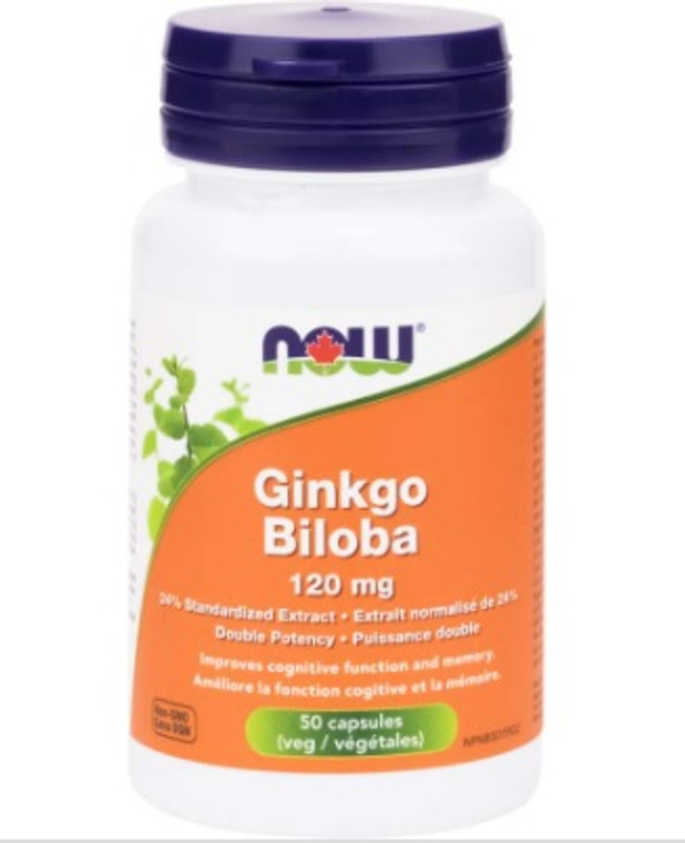 NOW Gingko Biloba 120mg 100 Caps