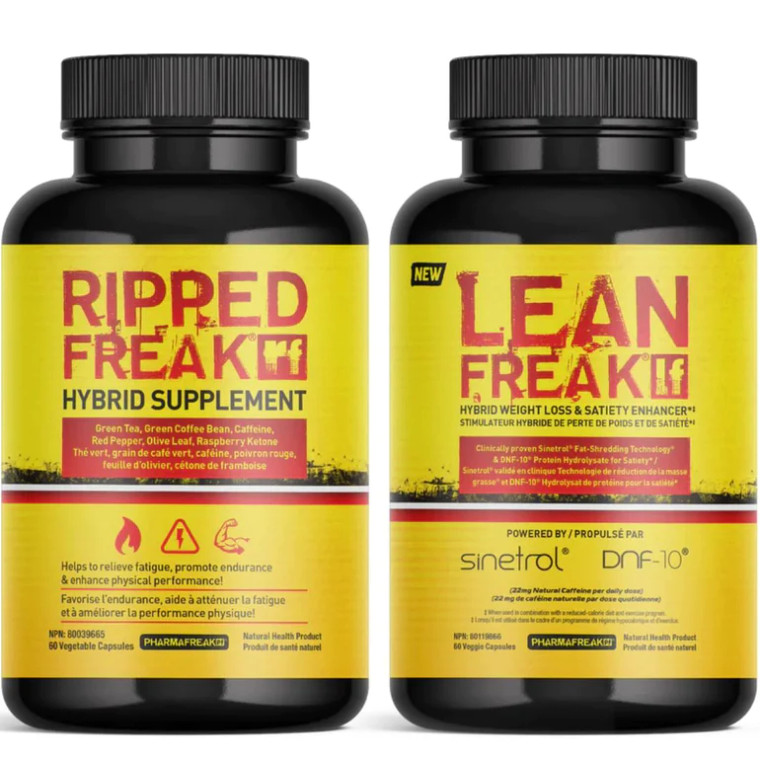 pharma freak ripped freak lean freak combo pack