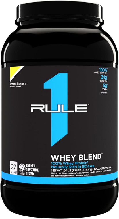 Rule 1 Whey Blend Frozen banana