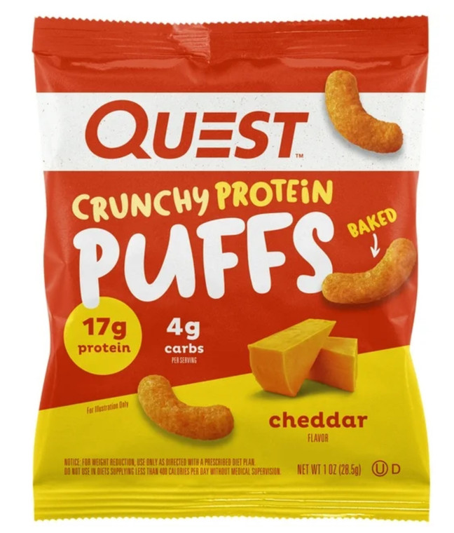 Quest Crunchy Protein Puffs 28.5g Cheddar