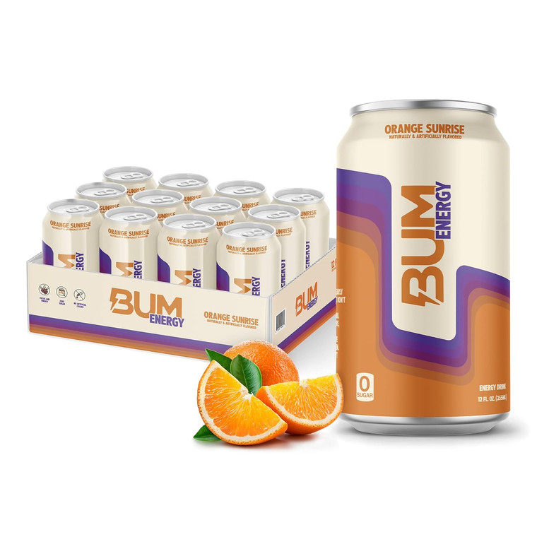 CBUM Bum Energy Drink Orange Sunrise Case