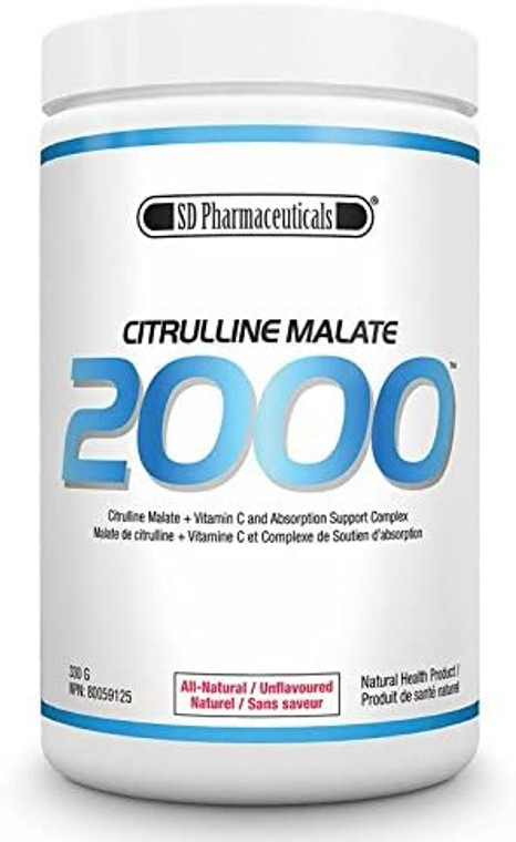 SD Pharmaceuticals Citrulline Malate 330g with Vitamin C and Absorption Support for Better bloodflow, pumps, endurance, and recovery