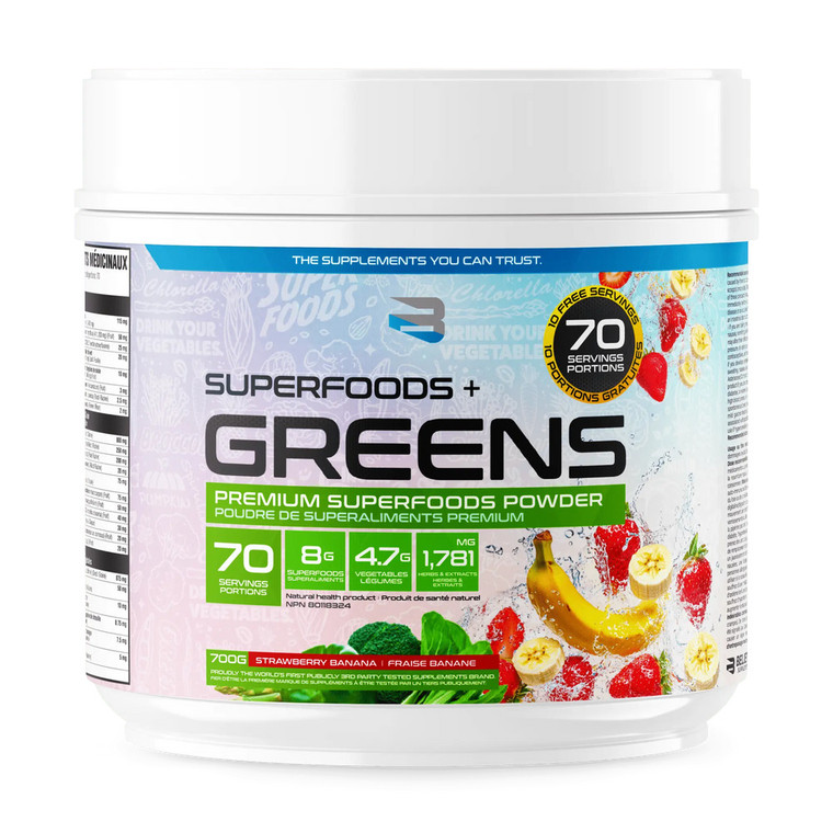 Believe Supplements Superfoods + Greens 70 Servings