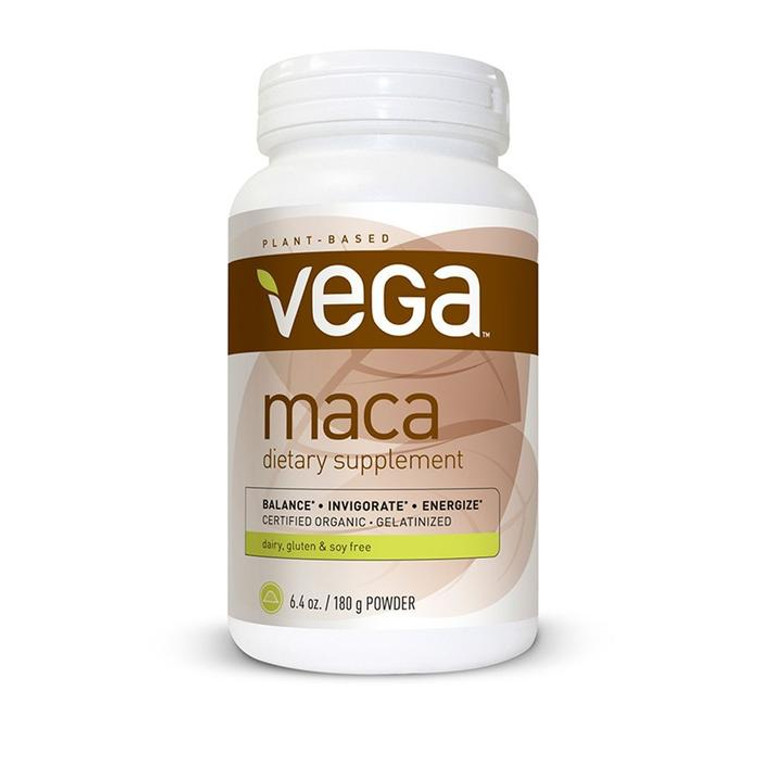 Vega Organic Gelatinized Maca 120 Vegi Capsules Root Vegetable Hormone Balance