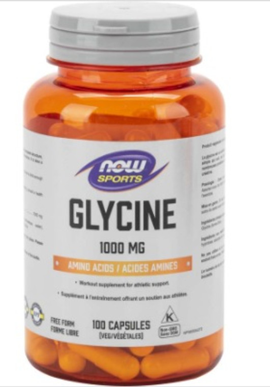 NOW Glycine 1000mg 100 capsules