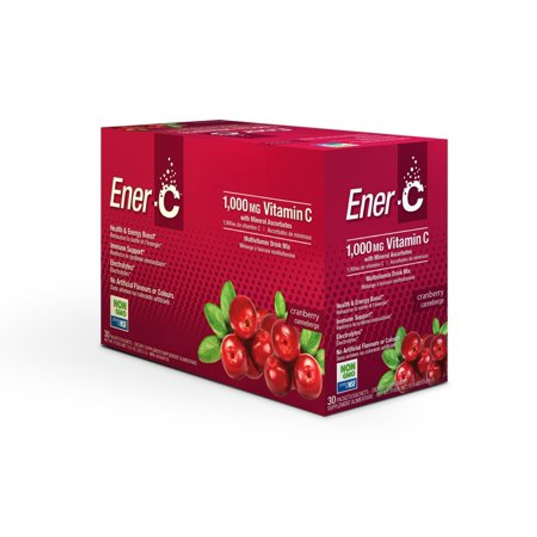 Ener-C Multivitamin Drink Mix 30 Packets Cranberry