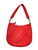 ClaraNY  Lightweight Quilted Crossbody Hobo bag  Red