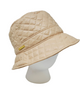 ClaraNY  Lightweight Quilted Bucket Hat water repellent UV protection Color Beige