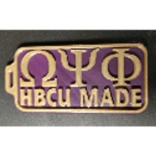 Omega Psi Phi - HBCU Made Luggage Tag Omega Psi Phi - HBCU Made Luggage Tag