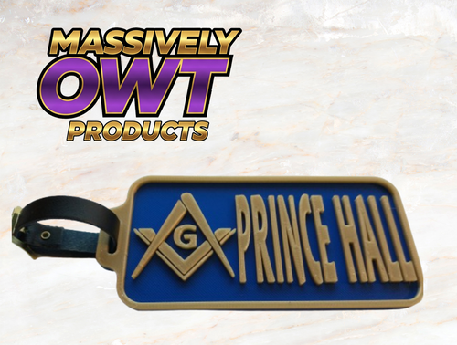 Prince Hall Luggage Tag