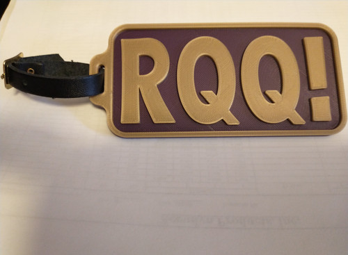Omega Psi Phi - RQQ Luggage Tag Omega Psi Phi - RQQ Luggage Tag