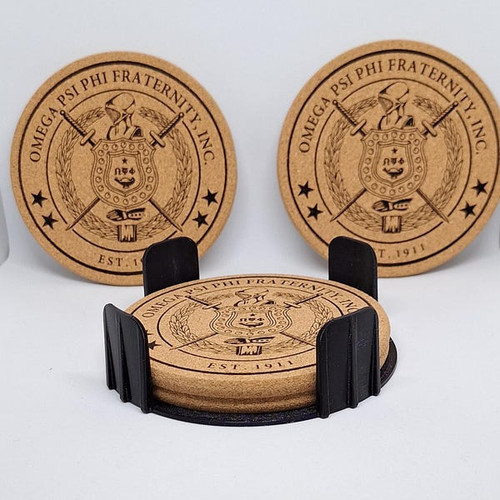 Massively OWT - Omega Psi Phi Coasters