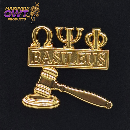 Omega Psi Phi Basileus Lapel Pin