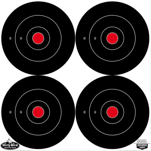 Birchwood Casey Dirty Bird Target Bullseye 6 In. 48 Pk. - KSN52106