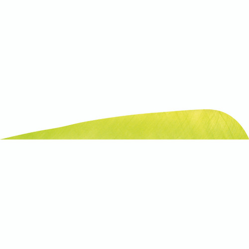 Gateway Parabolic Feathers Lemon Lime 4 In. Lw 50 Pk.