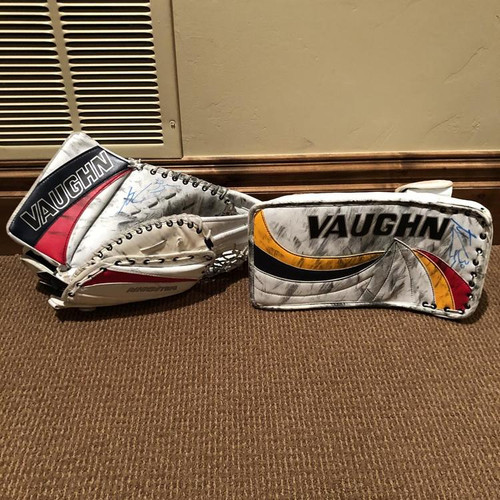 Clemmensen Autographed Pro Return Vaughn Glove Set