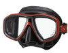 Tusa Ceos Mask - Black/Red